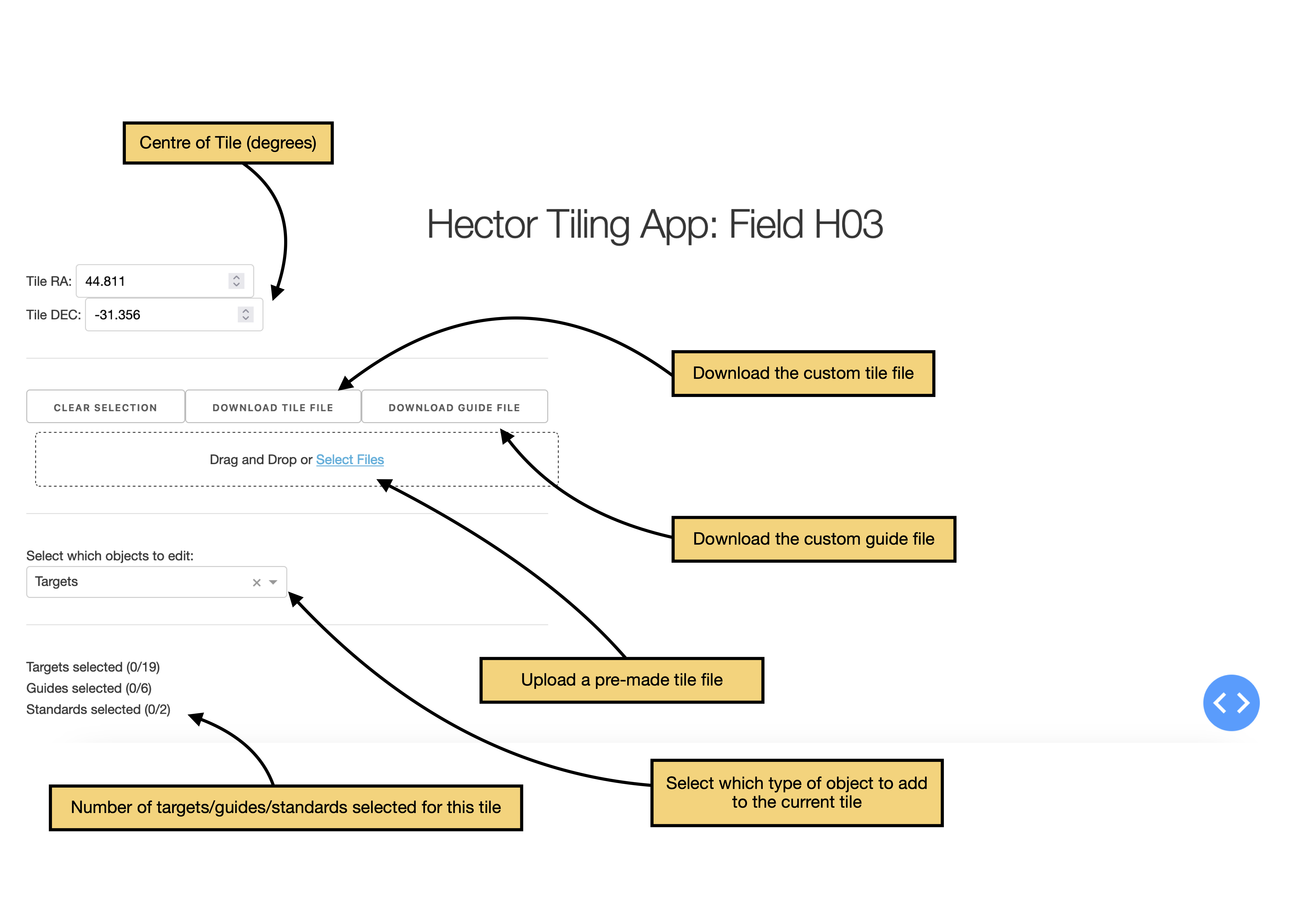 Hector Tiling App annotated