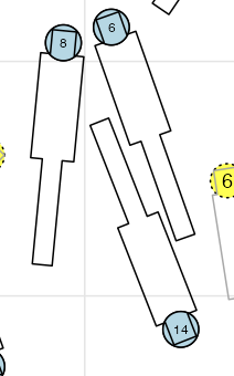 Common Failure 2: Tail pointing towards two magnets